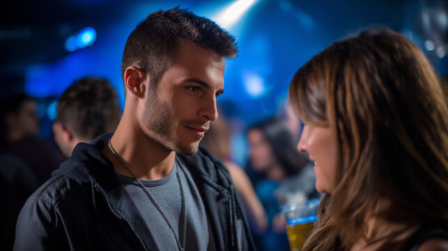 Professional event photography documenting authentic human emotions and psychological experiences in nightlife environments employs candid photography techniques and atmospheric li