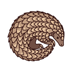 
pangolin illustration design