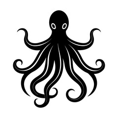 vector illustration of an octopus