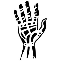Zombie Hand Abstract Illustration