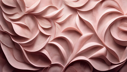 Dusty Rose Color Monochromatic Textured Background Generative Ai Art