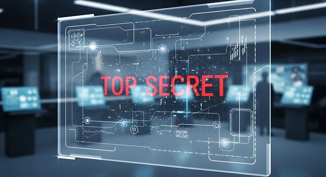 Top Secret Security System Display.
