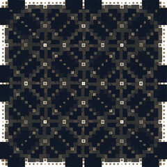 Dark pixel floral seamless pattern background for posters wallpapers packaging textile fashion design and digital templates use