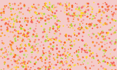 Pastel Pink Background with Vibrant Confetti Dots Creating a Festive and Playful Backdrop for Celebrations and Creative Designs