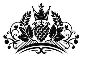 black and white ornament