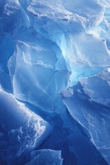 Ice chunks outdoors mountain glacier.