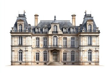 Fototapeta premium Real French chateau architecture building french.