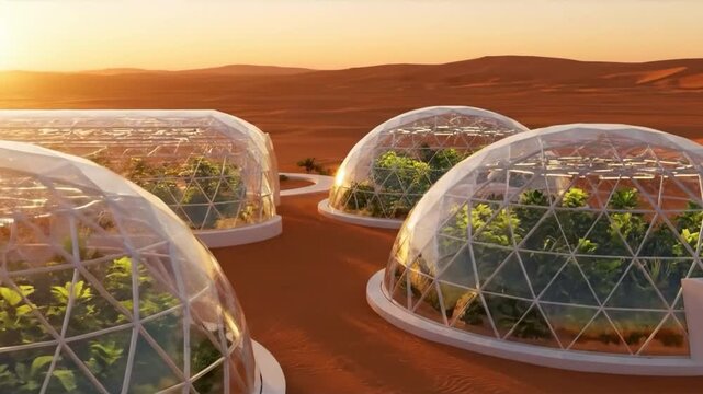 Mars Habitat A Glimpse of Future Life in Protected Greenhouses on the Red Planet