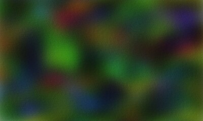 Abstract vibrant colorful blurred background with textured color patches and amorphous shapes