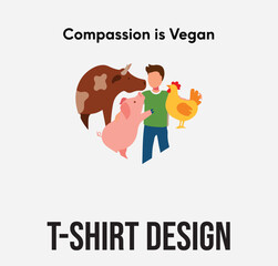 Vegan Lifestyle Graphic – Inspirational Botanical Typography