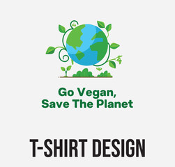 Vegan Lifestyle Graphic – Inspirational Botanical Typography