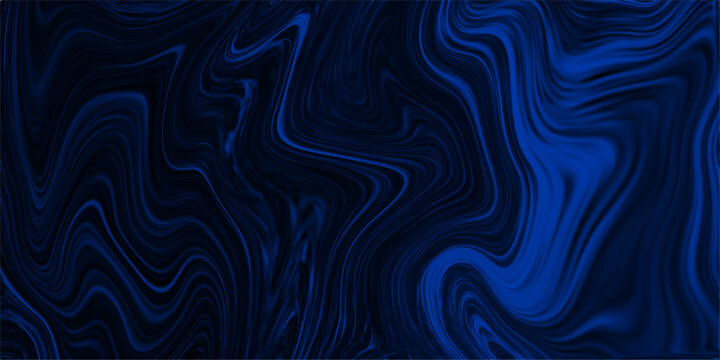 Abstract blue, white swirly wallpaper, wavy pattern texture, aquarelle colors mixing effect. Smooth, glossy texture mimics flowing ink or liquid smoke, with elegant curves. Acrylic painting on canvas 