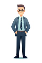 Obraz premium Professional people blazer adult man.