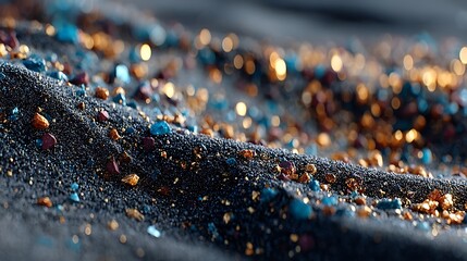 Sparkling gold crystal rocks high resolution picture