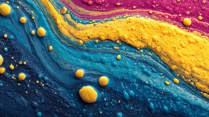 Stunning abstract fluid colors high resolution picture