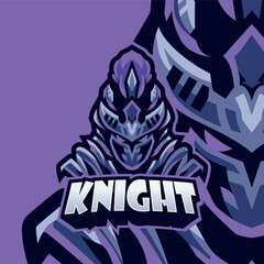 Knight mascot Logo template	
