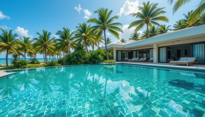 Sun Drenched Veranda Overlooking Glassy Water, Secluded Haven Amidst Verdant Foliage, Contemporary Design   Ultimate Relaxation