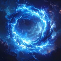 Circular electric storm