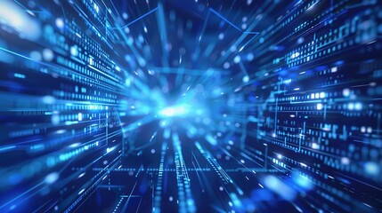 Digital Screen Data Flow Business Backgrounds with Blue Light Effect: Futuristic, Tech-Driven Visuals for Showcasing Digital Transformation & Data Analytics
Immerse your business materials in the dyna