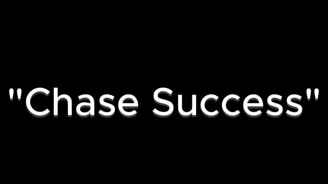 Describe your most ambitious, currently unfinished chase for success. What daily discipline is most critical for maintaining the necessary long-term momentum?
