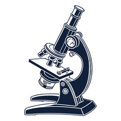 microscope vector illustration