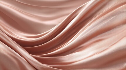 Abstract silky fabric folds with soft light neutral tones and smooth textures photographed editorially to convey fashion design creativity elegance lifestyle culture minimal d
