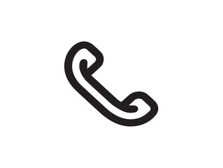 Fototapeta premium Professional Contact Icon in Clean Elegant Minimal Vector Line Artwork