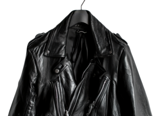 Stylish Black Leather Motorcycle Jacket