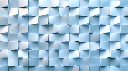 Blue and white background with a pattern of squares. The squares are arranged in a way that creates a sense of depth and texture. The image has a modern and minimalist feel to it