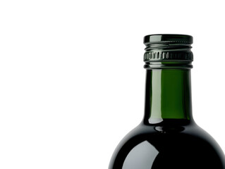 Green Olive Oil Bottle - Elegant Glass Design