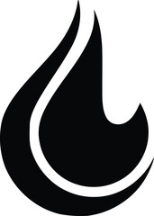 water drop silhouette icon