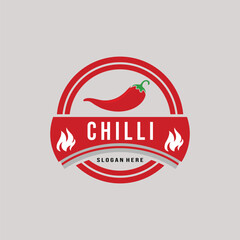 Chilli Pepper Logo A fiery emblem of spice and flavor