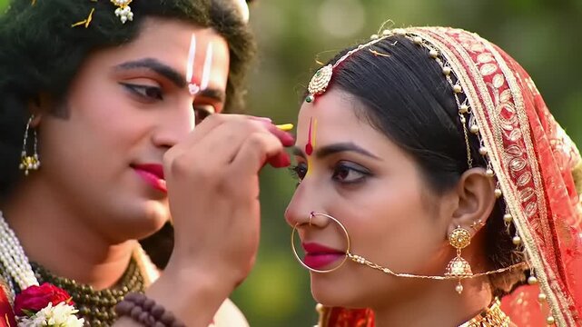 Indian Wedding Ceremony Ritual.