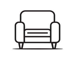  Furniture Icon in Clean Elegant Minimal Vector Illustration Artwork Style