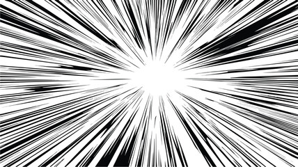 Dynamic Comic Speed Lines Vector Set for Visual Effects