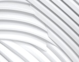Obraz premium Abstract white curved lines