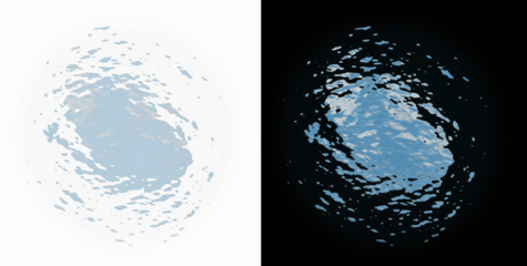 Water surface reflection PNG isolated on transparent background, realistic rippling water texture with light waves, natural reflective overlay for ocean, lake, pool, and fluid design visuals in high r