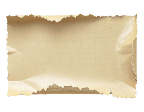 Real notepad with grid line isolated A blank sheet of checkered paper