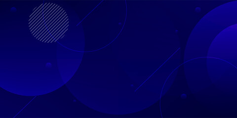 Minimal geometric background. Blue elements with fluid gradient. Cool background design for posters. Eps10 vector