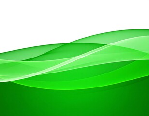 Abstract green wavy background