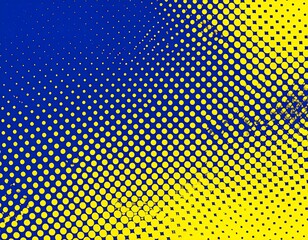 Abstract halftone gradient