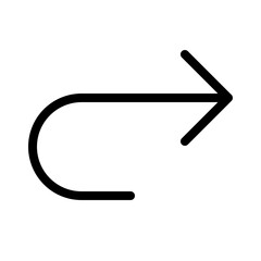 Abstract arrow flip forward motion graphic