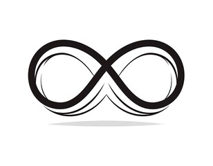 Abstract infinity symbol