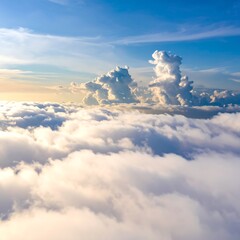 Cloudscape above the clouds