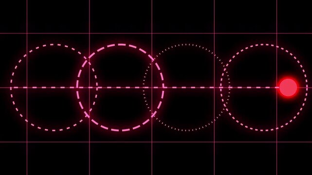 Abstract Cyber space and Cyber security Scanning or loading animation, Glowing Neon Red, Technology or High tech Backdrops or background, HUD animation for hacking and threat scanning, Boot up Screen.