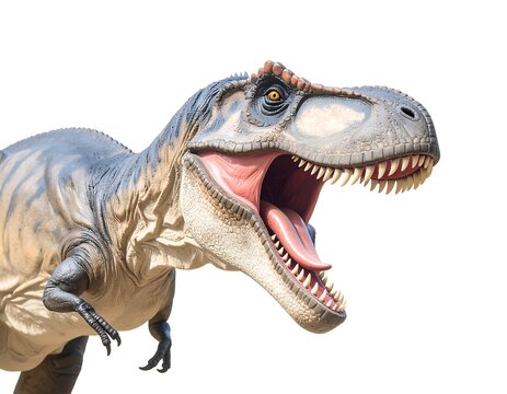 Close-up of a roaring T-Rex - Powered by Adobe