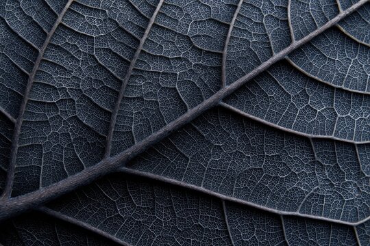 Close-up leaf venation