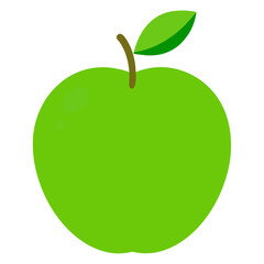 vector illustration of an apple