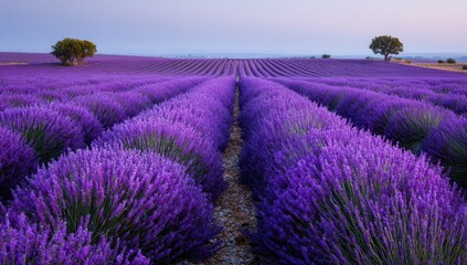 Lavender field at sunrise (4)