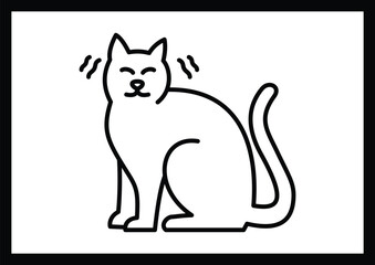cat sketch pictures for kids coloring pages